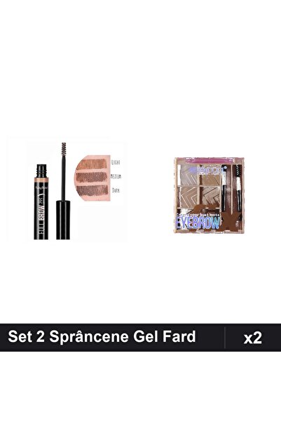 Ruby Rose Set of 2 Eyebrow Products, Eyebrow Gel Mascara Light + SevenCool Ey...