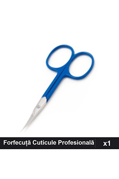One Group Forfecuță Profesională Cuticule Albastru, Clești Unghiere Manichiură