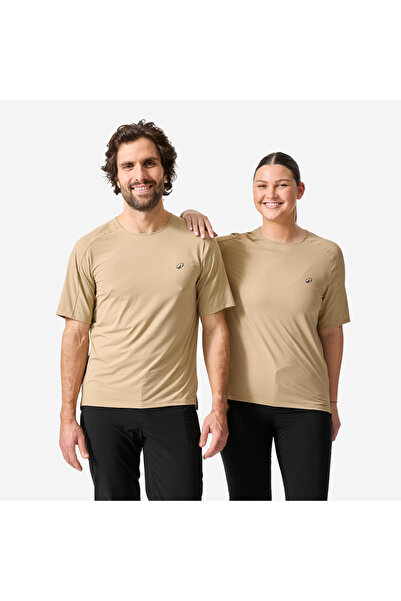 Decathlon Rockrider 500 Erkek Kısa Kollu Dağ Bisikleti Forması Bej
