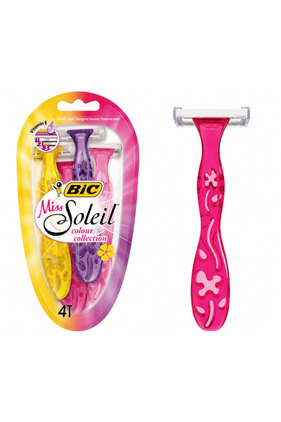 Bic Miss Soleil Colour Collection – Disposable razors 4 pcs