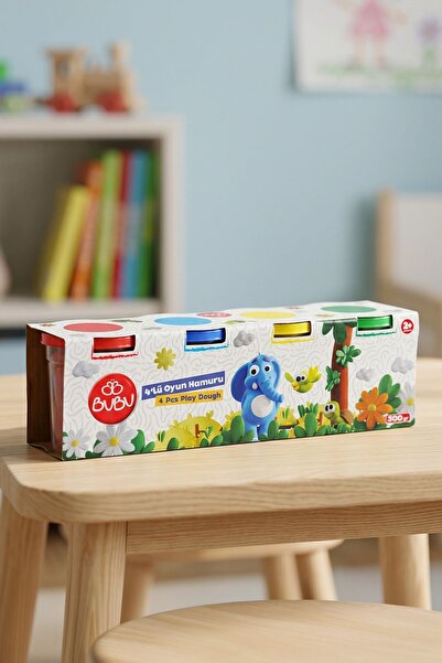 Bubu 4-Piece Play Dough - 4 Pcs Play Dough