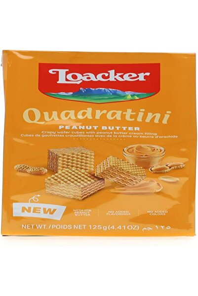 Loacker كوادترن بالفول السوداني 12×125 جرام