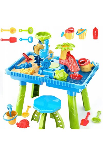 Matadi 2in1 water and sand activity table with Aqua chair, water mills, sand ...