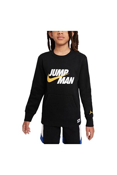 JORDAN Hanorac tip crew pentru copii Jumpman by Nike 10-12 ani / M