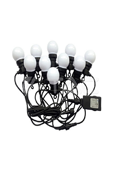 V-TAC Europe Ltd. Ghirlanda Luminoasa, Lumina calda, Lungime 10 m, cu 20 Becu...