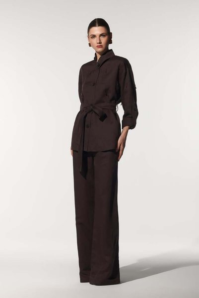Generic Brand Mi̇stra palazzo pants brown
