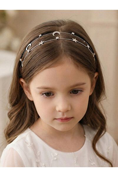 Take Two By Styli Silver Star and Moon Hairband