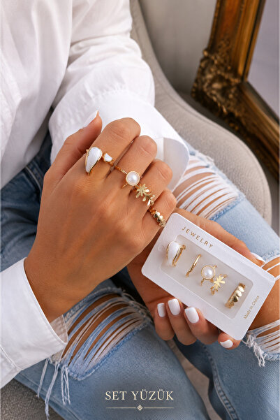 Jack Ferrero Gold Color Ring Set