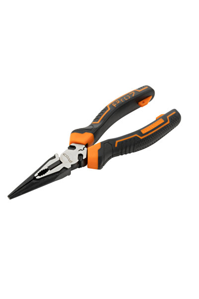 Lawazim Pro7 6inch Long Nose Plier CR-V Needle Nose Pliers with Side Cutter Jaws