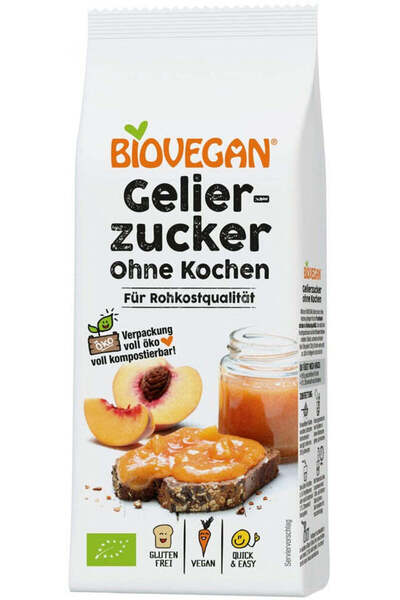 Biovegan Zahar gelifiant bio, fara gatit, 115g