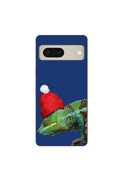 OEM Калъф, съвместим с Google Pixel 8, силиконов гел TPU, с десен Коледен хам...