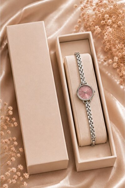 Eylemboutique Elegant Women's Wristwatch with Steel Band – Gold & Silver Colo...
