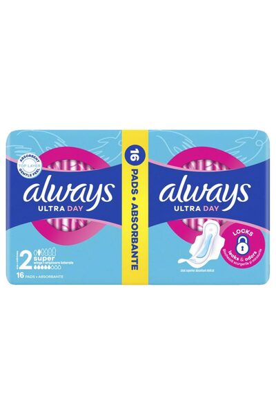 Vader Absorbant, Always, 16 bucăți Ultra Super plus