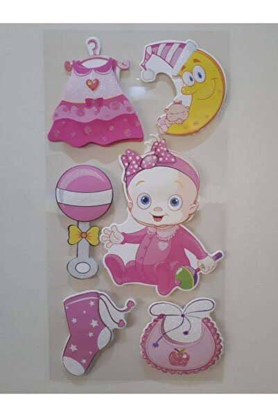 Other Glossy embossed wall stickers for children's parties - M2