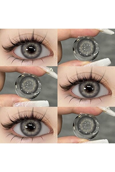 EYESSTORE RİCHGİRL GRAY GRİ TONDA DOĞAL GÖRÜNÜMLÜ GÖZ LENSİ 1 YILLIKTIR