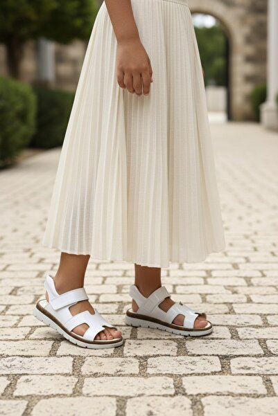 Tekiner Orthopedic Genuine Leather Girls Sandals