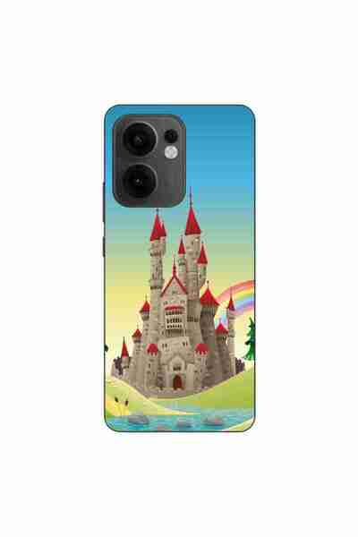 OEM Калъф, съвместим с Oppo Reno13 F, силиконов гел TPU, модел  "Замък "