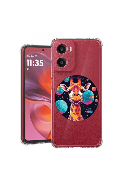 bestcase Съвместим калъф за Motorola Moto E15, Удароустойчив 1.5ММ, Дизайн  "...