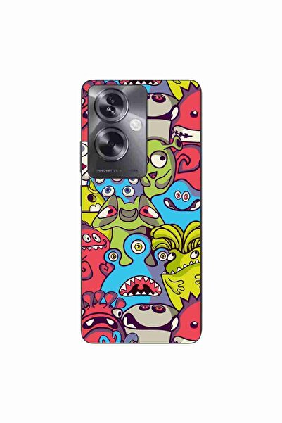 OEM Husa compatibila cu Oppo A79 5G Silicon Gel Tpu Model Squishi Monsters