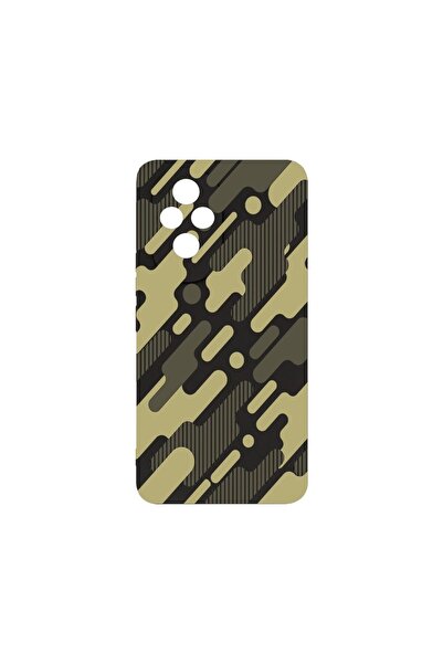 bestcase ¬Æ Husa Premium Silicon, Compatibila Cu Honor 200 Pro, Green Camoufl...