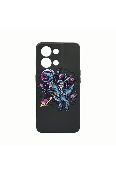 bestcase Husa Silicon, Compatibila cu Oppo Reno8 Pro, Astronaut Ride, Reziste...