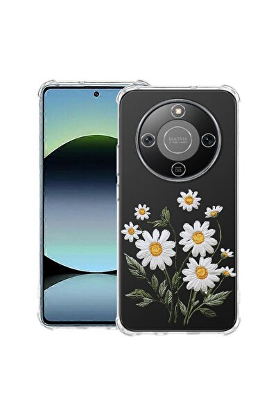 bestcase Αντικραδασμική Θήκη Συμβατή με Honor Magic8 Lite, Φλοράλ - Μινιμαλισ...