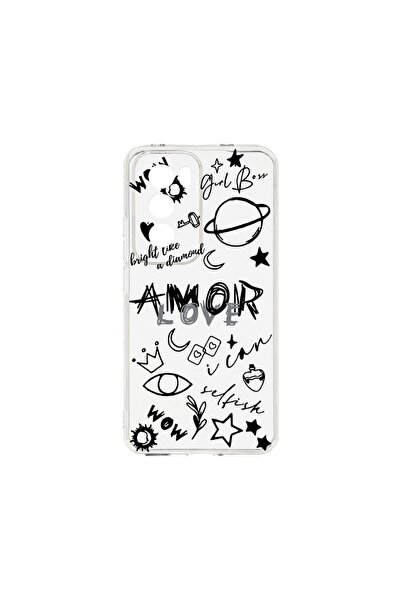 bestcase ¬Æ Husa Clear Silicon 2MM, Compatibila Cu OPPO Reno12 5G, Goth Love,...
