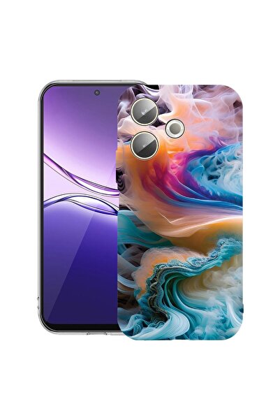 bestcase ¬Æ Husa Clear Silicon pentru OPPO A5 Pro 5G, Liquid Colors, 2042415 ...