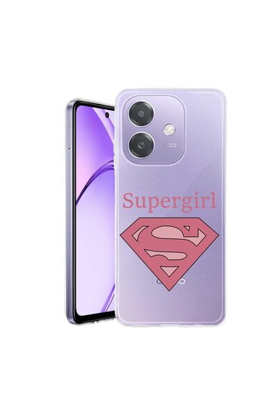 bestcase Husa pentru OPPO A40 / A40M, BestCase¬Æ Clear Silicon 2MM, Supergirl...