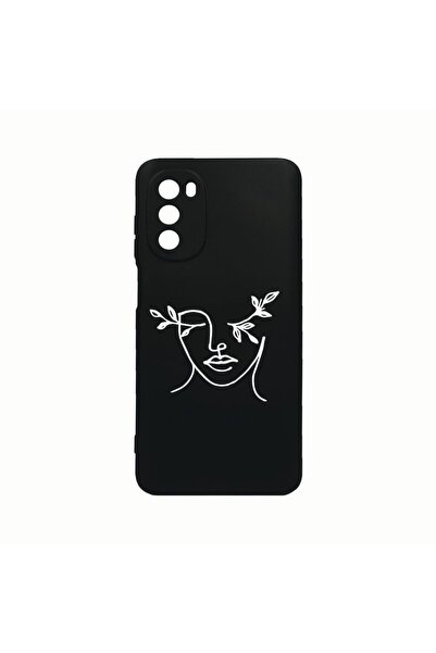 bestcase Husa Silicon, Compatibila cu Motorola Moto G82 / Moto G52, Woman Abs...