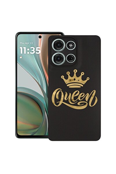 bestcase ¬Æ Husa pentru Motorola Moto G75, Queen, Slim Silicon 0.8MM, Antisoc...