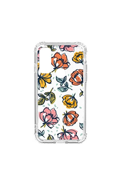 bestcase Husa Anti Shock Silicon Compatibila cu Motorola Moto E30, Flowers - ...