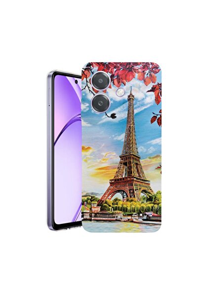 bestcase Husa pentru OPPO A40 / A40M, BestCase¬Æ Clear Silicon 2MM, Paris Eif...
