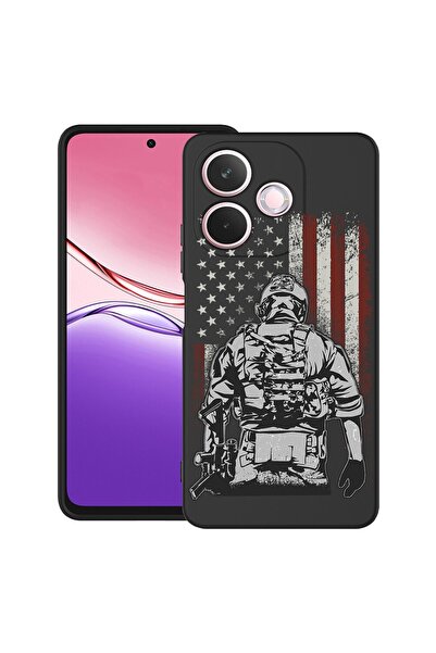 bestcase Ултра тънък силиконов калъф за OPPO A5 Pro 5G с дизайн на американск...