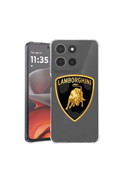 bestcase Калъф за Motorola Moto G75, Удароустойчив 1.5ММ, Ламборгини, Защита ...