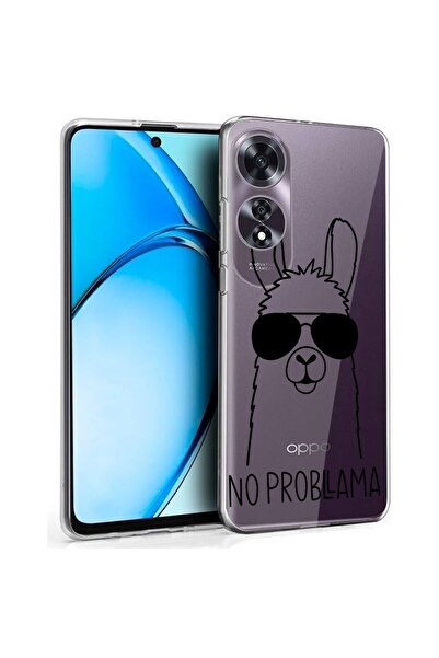 bestcase ¬Æ Husa pentru OPPO A60 4G, Clear Silicon 2MM, No Prob LLama, Antiso...