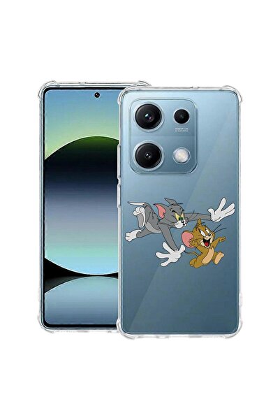 bestcase ¬Æ Husa Anti Shock Compatibil cu OPPO A6 Pro, cu Design Tom And Jerr...