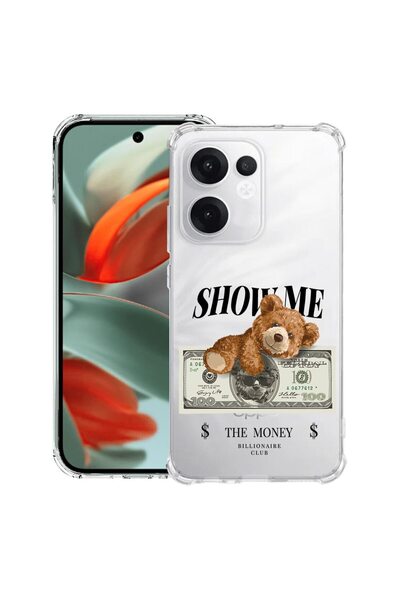 bestcase Husă Antișoc 1.5mm Compatibilă cu OPPO Reno15, cu Design Ursuleț de ...
