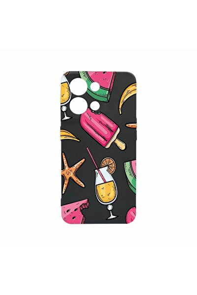 bestcase Husa Silicon, Compatibila cu Oppo Reno8 Pro, Summer Ornaments, Rezis...