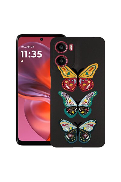 bestcase ¬Æ Husa pentru Motorola Moto E15 / Moto G05, Butterfly, Slim Silicon...