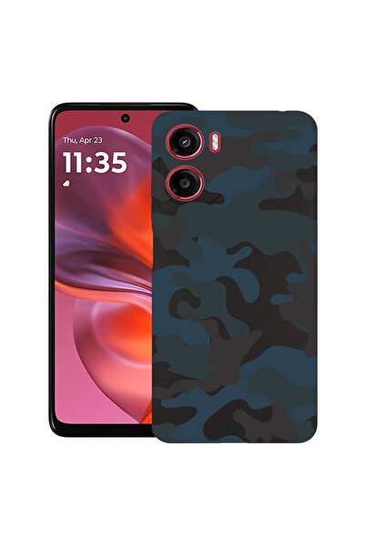 bestcase ¬Æ Husa pentru Motorola Moto G05, Camouflage, Slim Silicon 0.8MM, An...