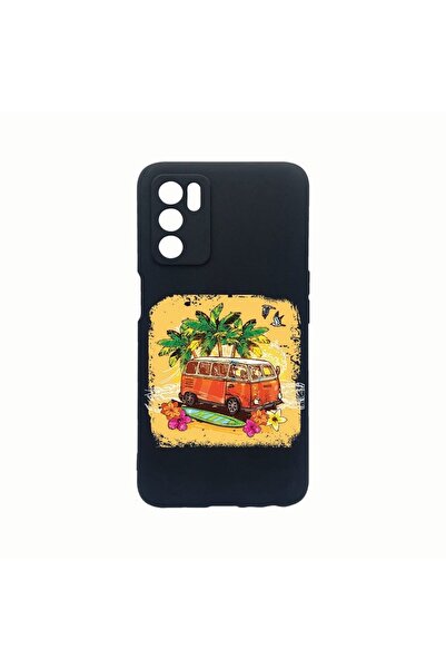 bestcase Husa Silicon, Compatibila cu Oppo A16s, Summer Car, Rezistenta la uz...