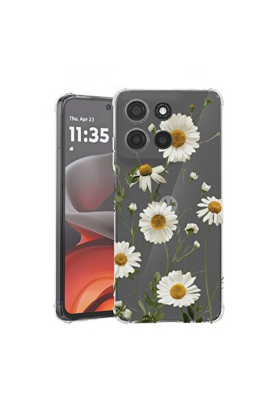 bestcase ¬Æ Husa Anti Shock Compatibila cu Motorola Moto G86 Power, Floral - ...
