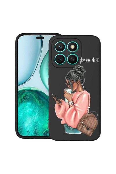 bestcase ¬Æ Husa pentru Honor X7d / 400 Smart cu Design Shopping Girl, TPU Ma...