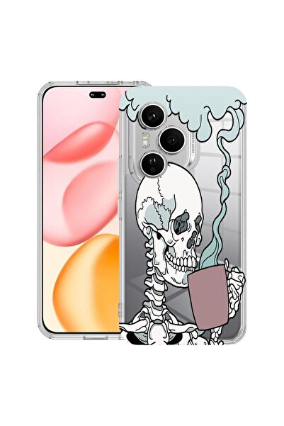bestcase ¬Æ Husa Clear Silicon pentru Honor 400 Pro, Skull, 2036424 T 252