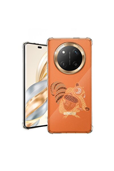bestcase ¬Æ Husa pentru Honor Magic7 Lite, Anti Shock 1.5MM, Calligraphy Scra...
