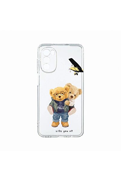 bestcase Husa Silicon, Compatibila Cu Motorola Moto G82 / Moto G52, Teddy Bea...