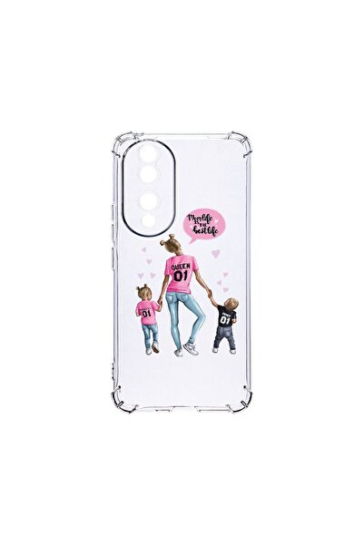 bestcase Αντικραδασμική Θήκη 1.5MM, Συμβατή με Honor 90, Σχέδιο Μαμά Ζωής με ...