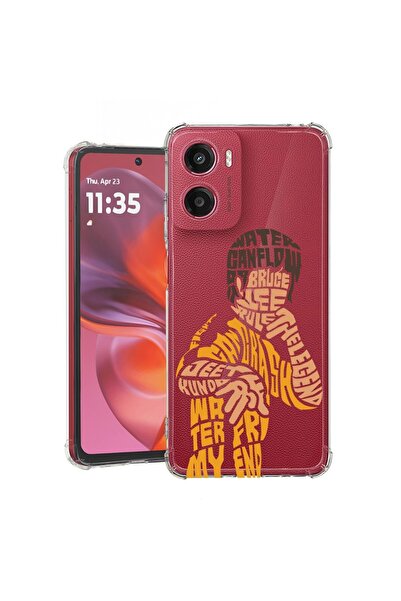 bestcase ¬Æ Husa compatibila Motorola Moto E15, Anti Shock 1.5MM, Calligraphy...