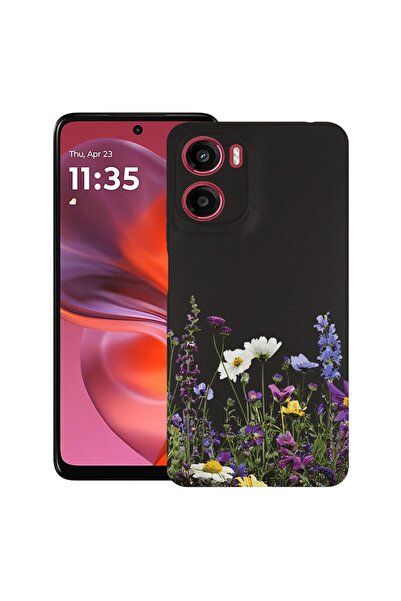 bestcase Θήκη TPU Υπέρλεπτη Συμβατή με Motorola Moto G06, Φλοράλ - Αγριολούλο...